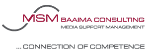 MSM BAAIMA CONSULTING - MEDIA SUPPORT MANAGEMENT